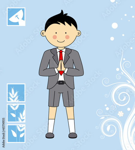 Boy First Communion