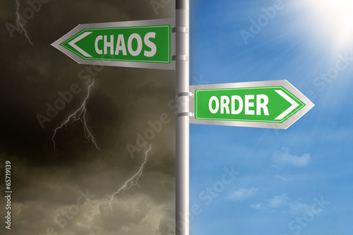 Roadsign to chaos and order