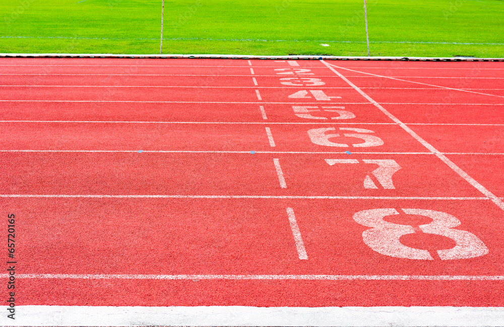 Fototapeta premium running track