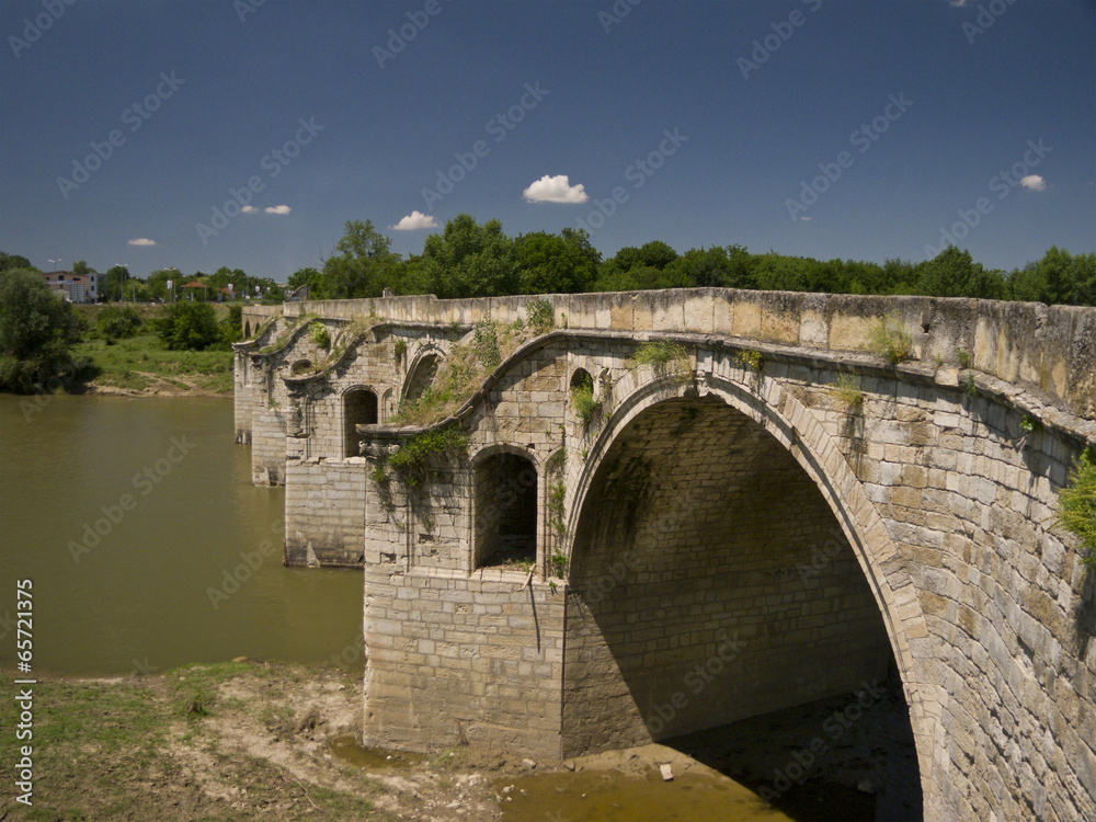 Byala Bridge is an arch bridge over the Yantra River