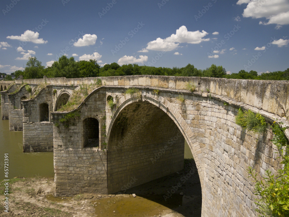 Byala Bridge is an arch bridge over the Yantra Riverlgaria