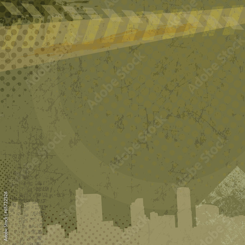 Urban grunge background, vector