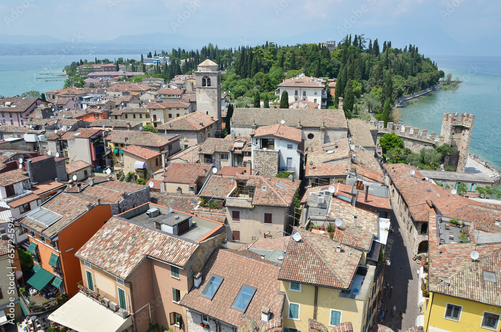 Sirmione - a beautiful relaxed town at lake Garda, Italy