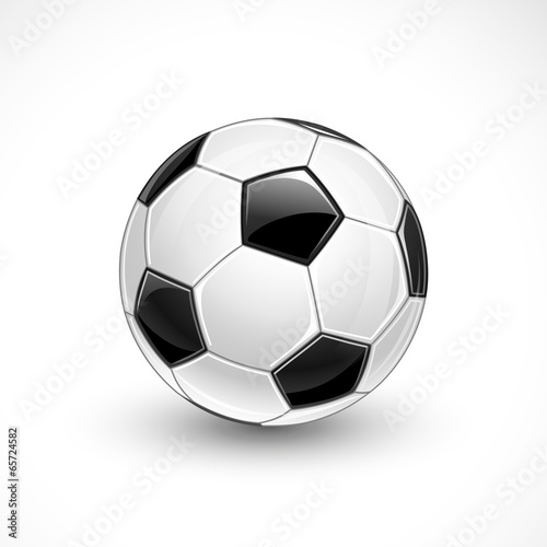 Soccer ball. Vector