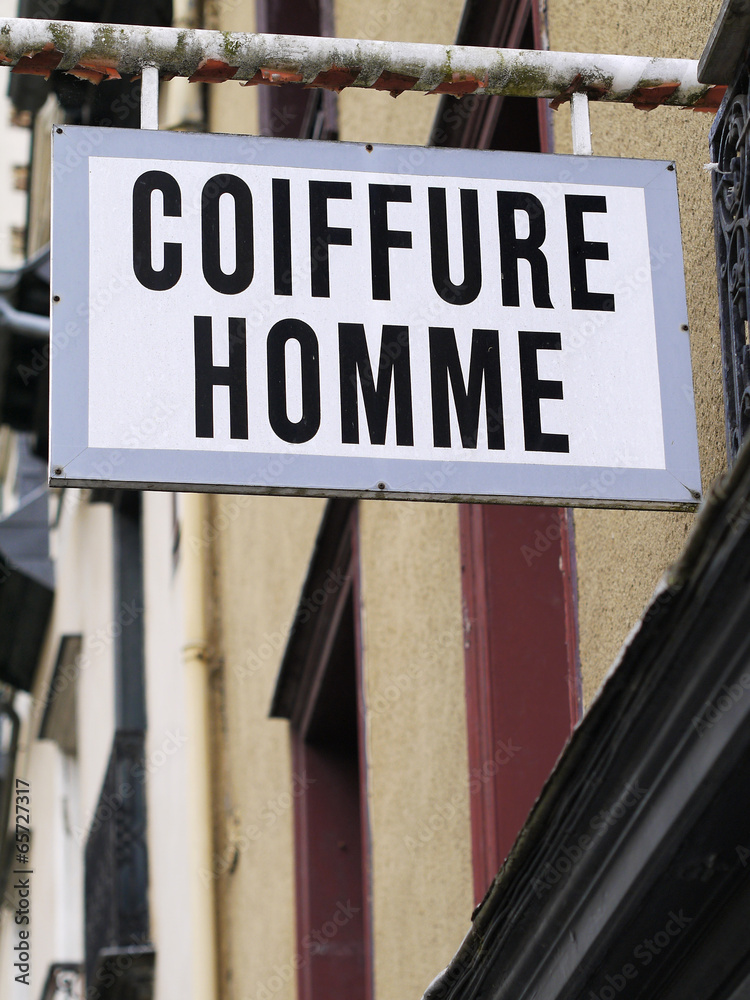 Obraz premium coiffure homme