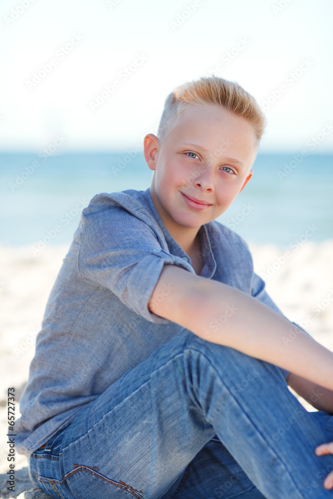 boy at the beach boy at the beach