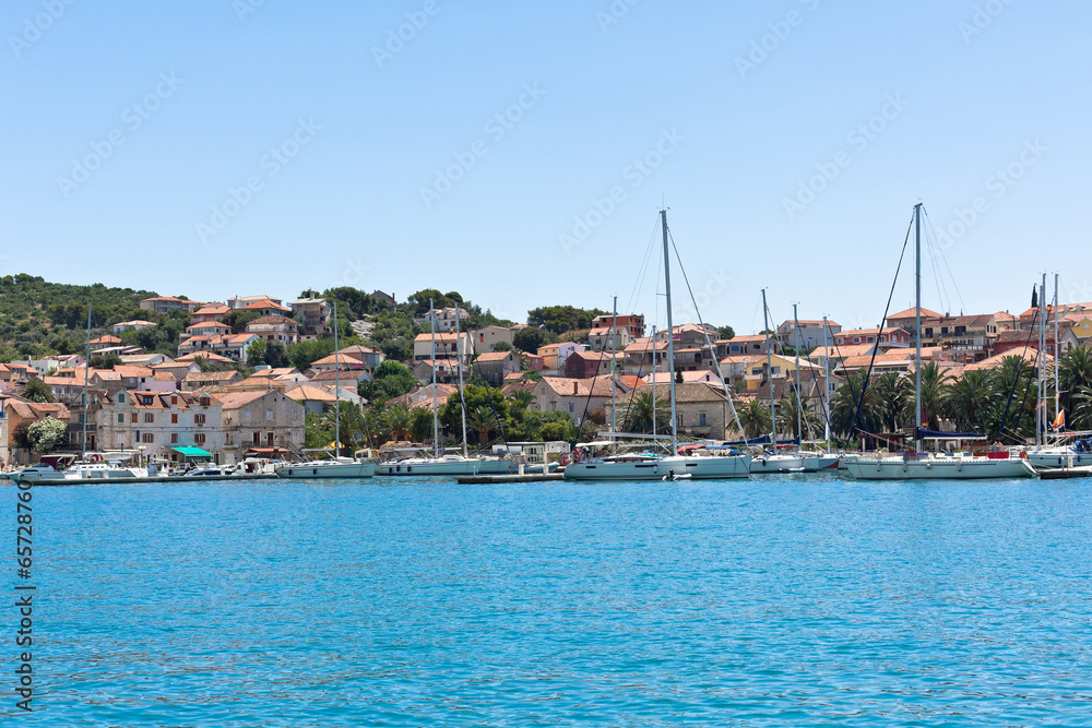 Trogir, Croatia Marina view