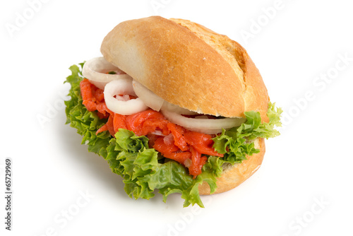 Lachsbrötchen