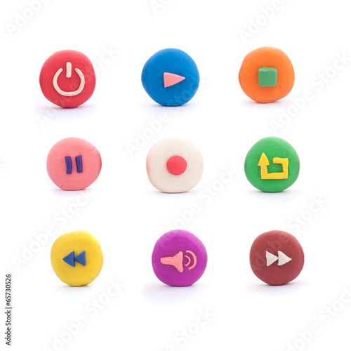 colorful media icons