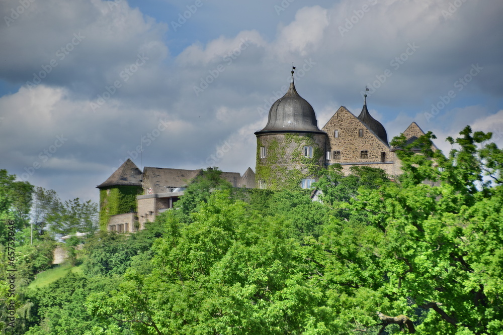 Die Sababurg im Reinhardswald in Nordhessen Die Sababurg im Reinhardswald in Nordhessen