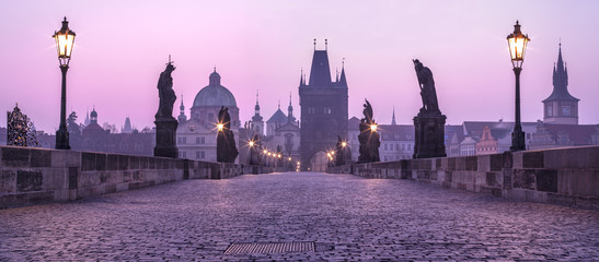 Fototapete Prag Karlovbrücke  © sergejson