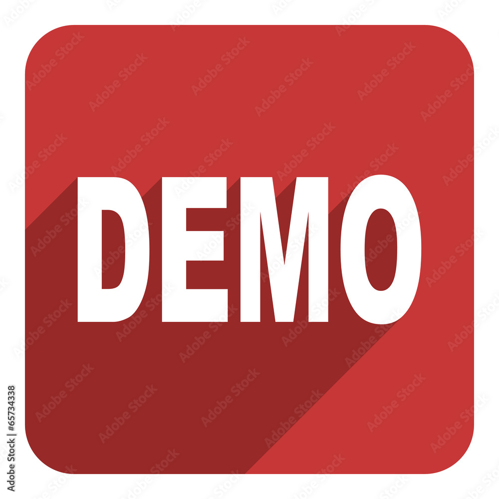 demo flat icon demo flat icon