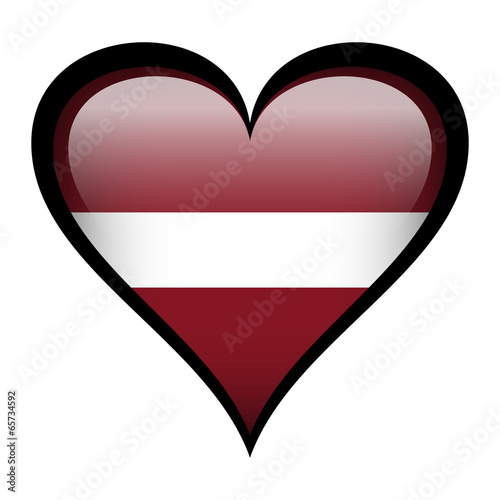 Free Download Latvia flag in heart - GFXLoad