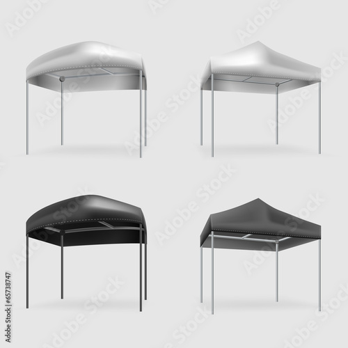 Illustration of tents