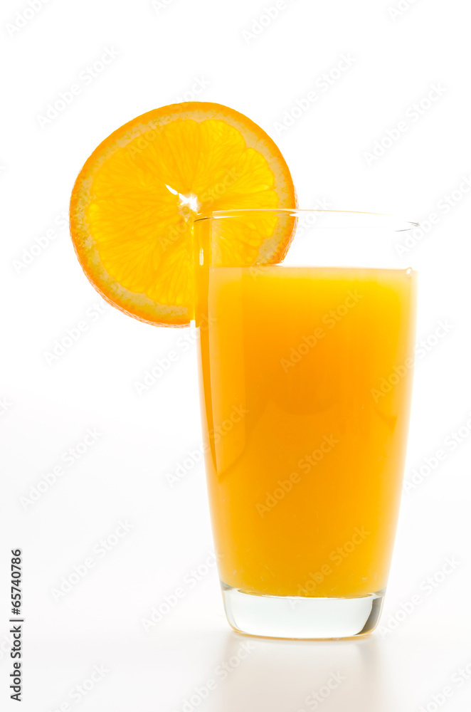 Orange juice glass Orange juice glass