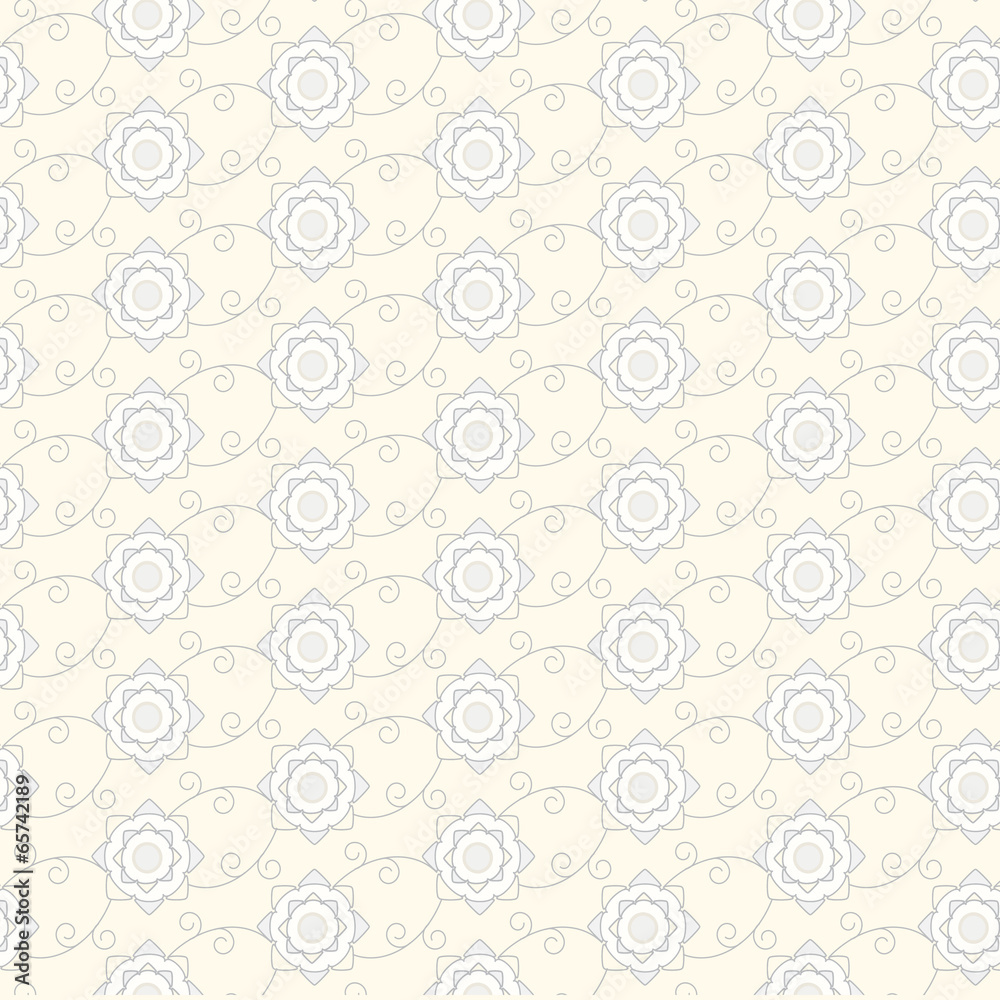 Seamless vector lines with curve pattern background