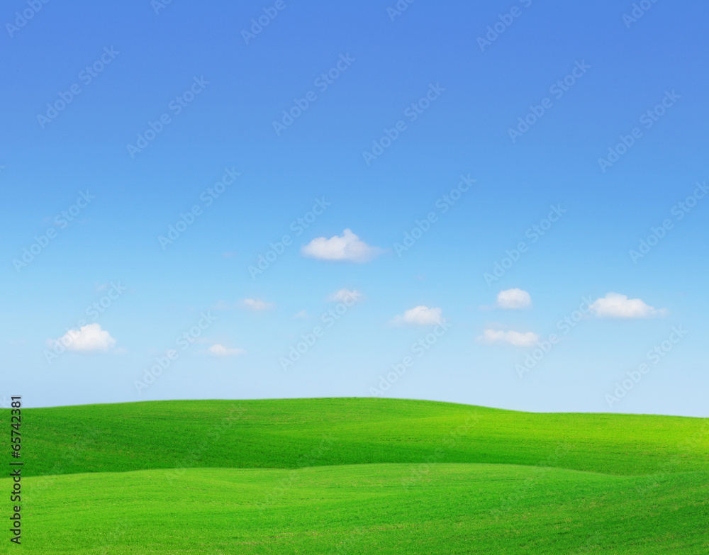 Green hills. Green hills.