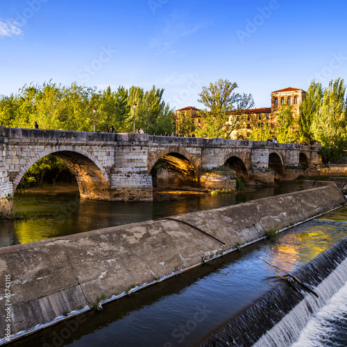 San Marcos Bridge on the Bernesga River , Leon (Castilla y Leon) photo