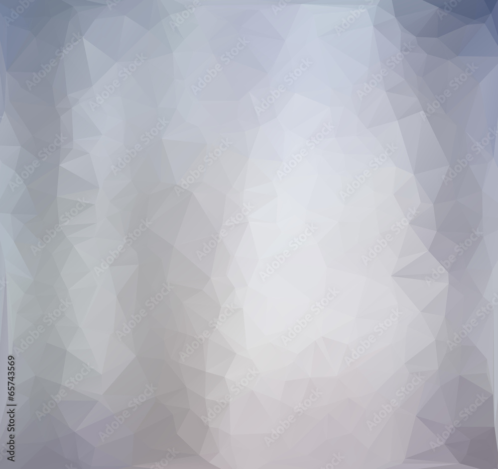 Obraz premium White and blue abstract polygon triangle background