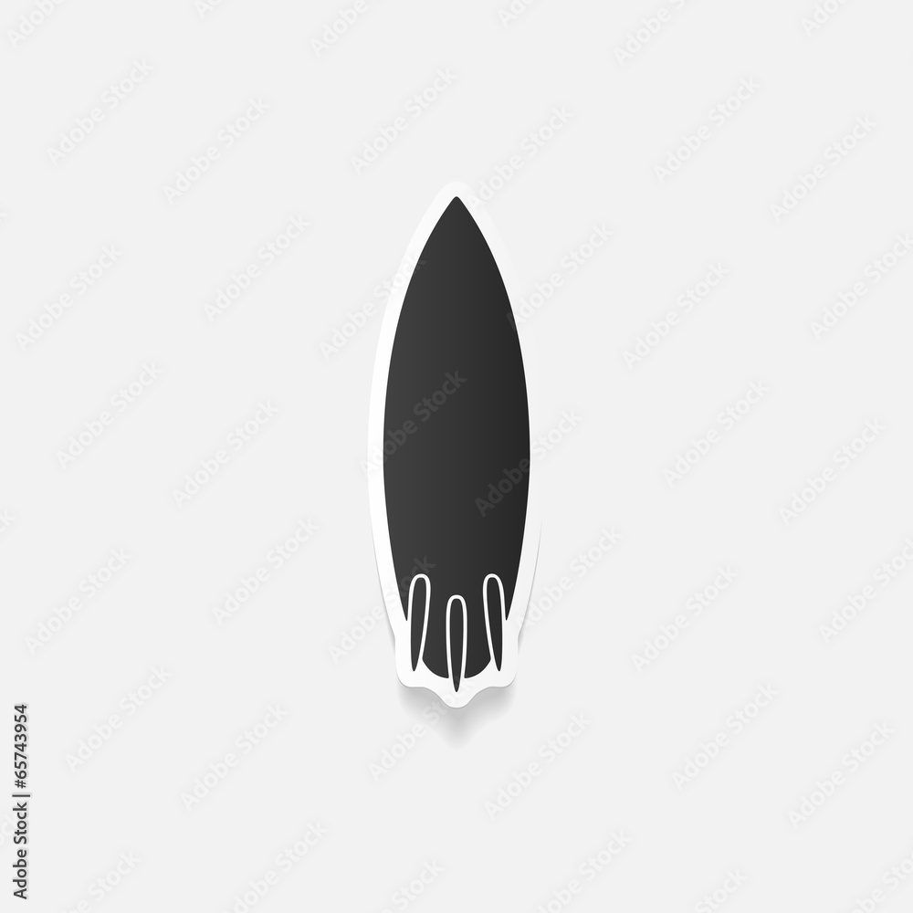 realistic design element: surfing realistic design element: surfing