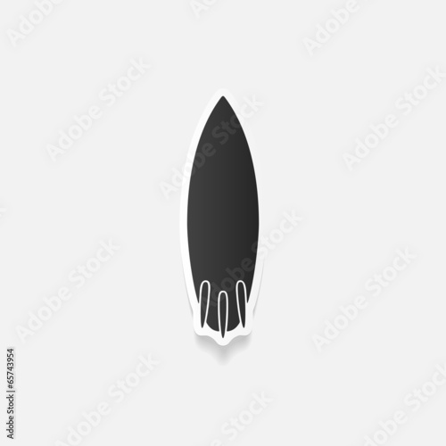 realistic design element: surfing