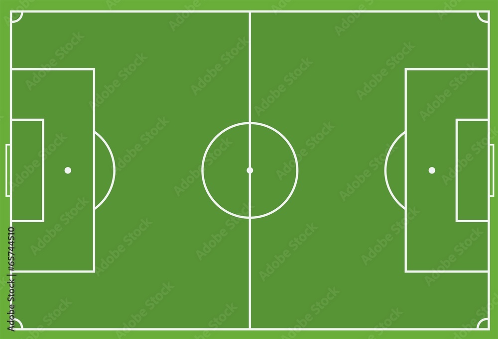 Naklejka premium terrain de foot