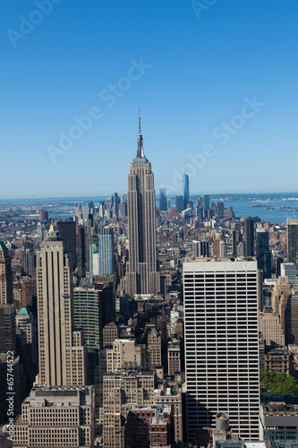 Aerial view of Manhattan in New York - USA
