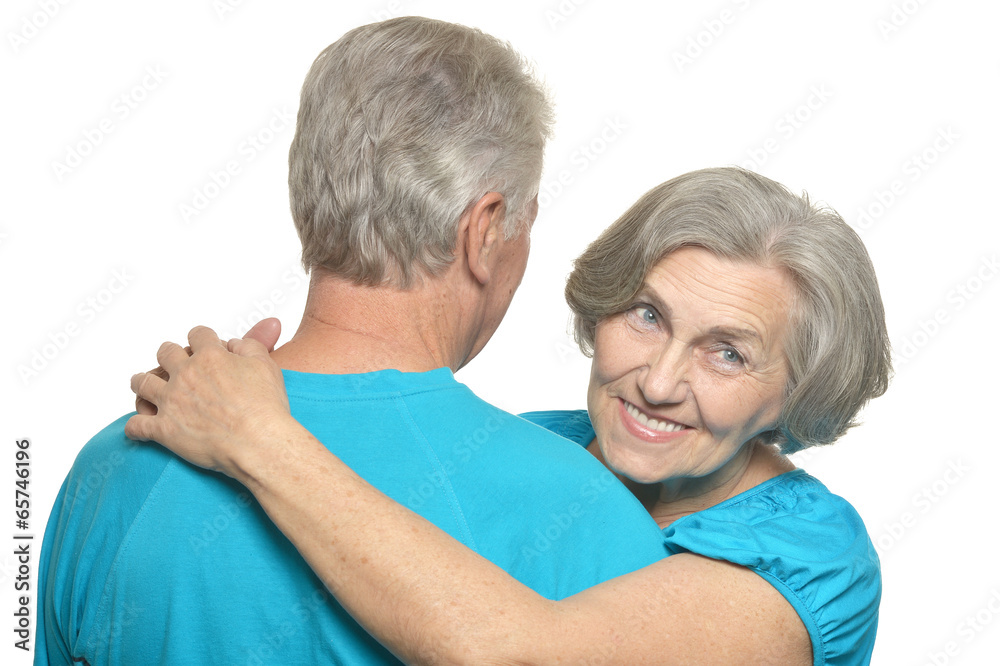 Beautiful elderly couple Beautiful elderly couple