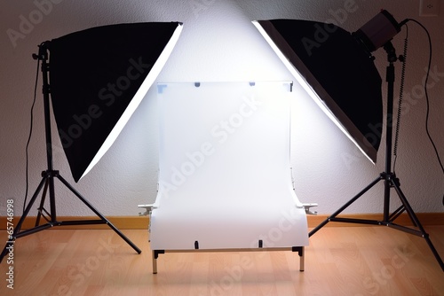 Shooting Table and studio lighting system