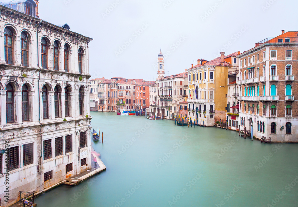 Rainy day in Venice, Italy