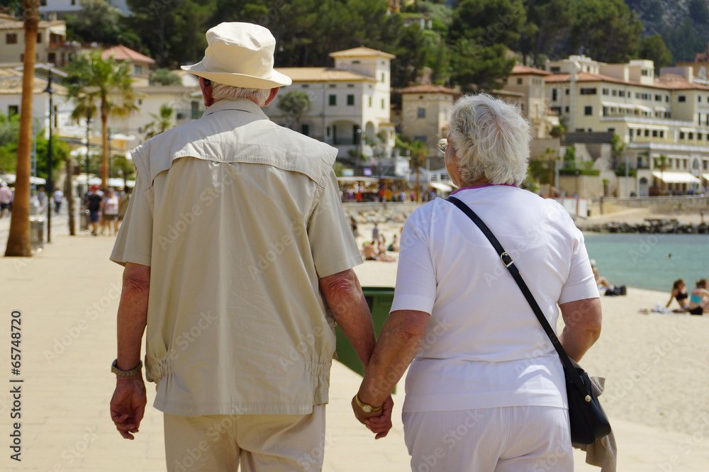 Rentner im Urlaub