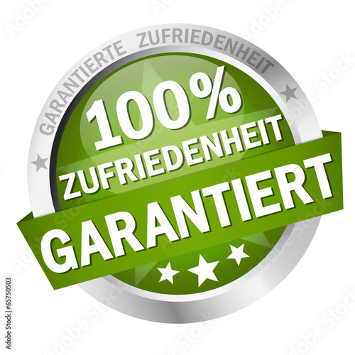 Button - 100% ZUFRIEDENHEIT GARANTIERT
