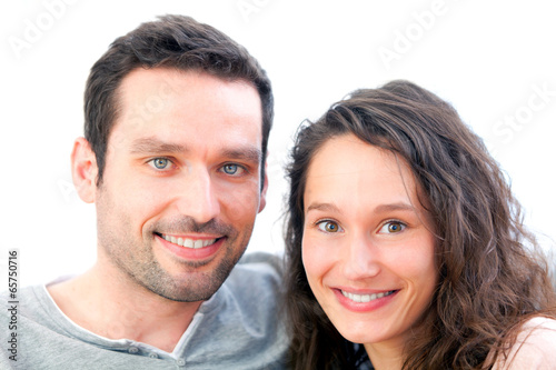 Portrait of a young happy couple