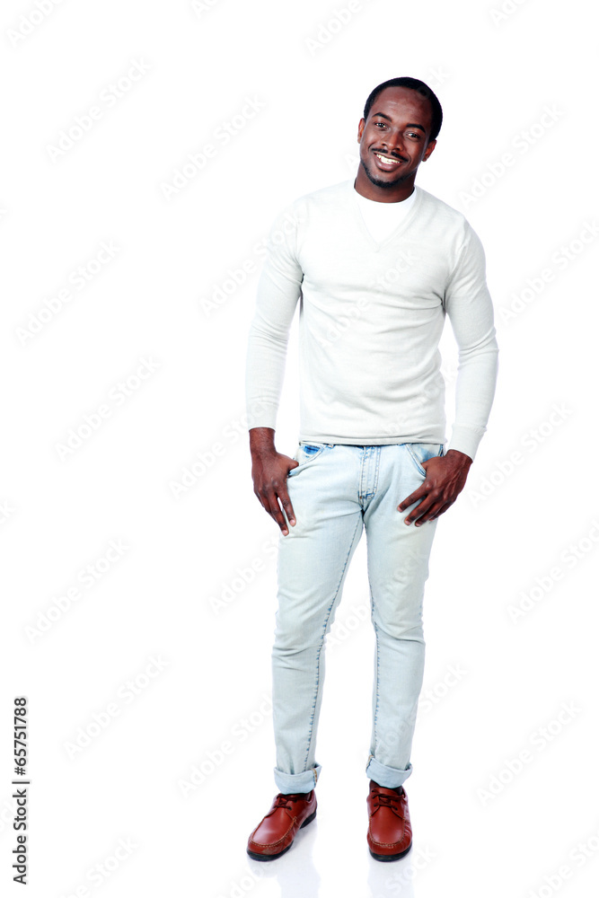 Portrait of a handsome african man Portrait of a handsome african man