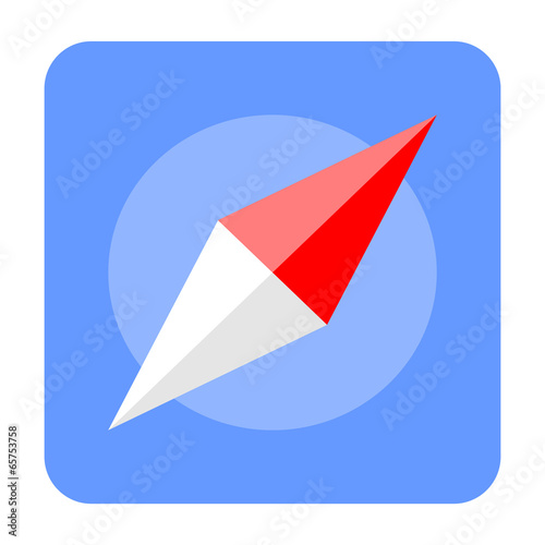Free Download Compass Flat Style Icon Symbol - GFXLoad