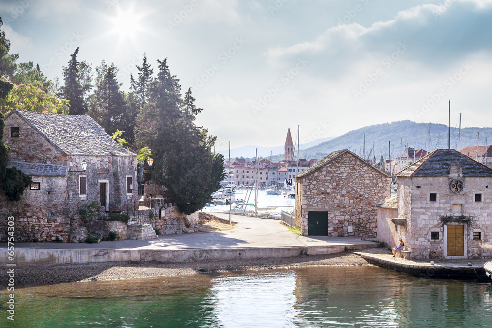 Fototapeta premium Old town of Hvar Island