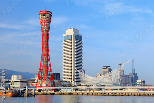 Kobe port in japan photo