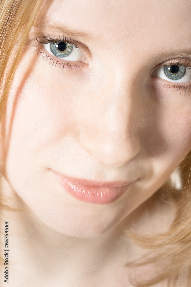 young woman (20 years) with red hair young woman (20 years) with red hair