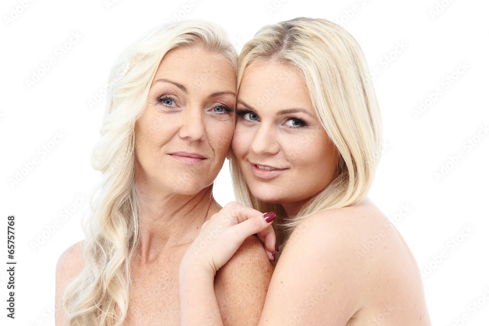 Mother and daughter Mother and daughter