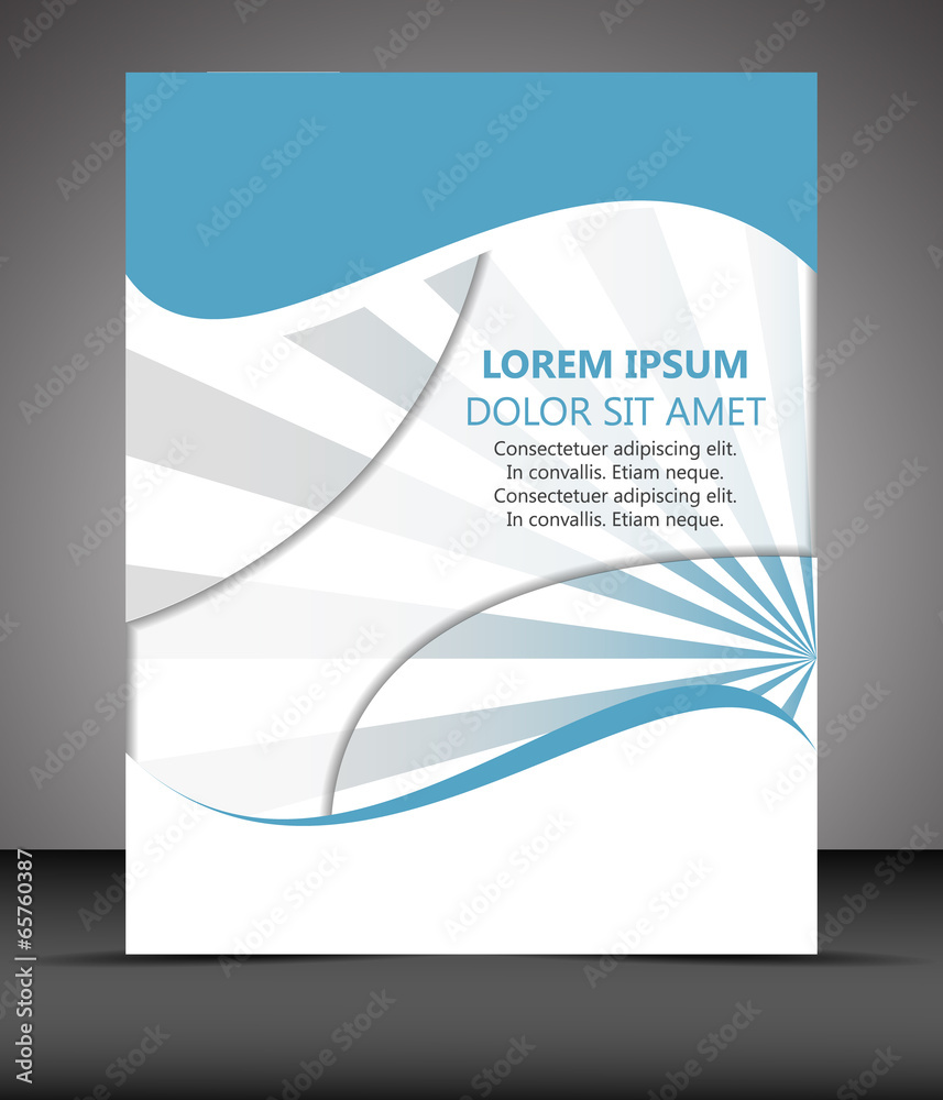 Naklejka premium Business flyer template or corporate banner