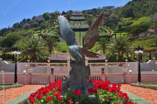 Bahai Gardens in Haifa Israel