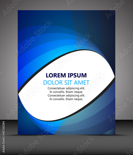 Professional business flyer template or corporate banner