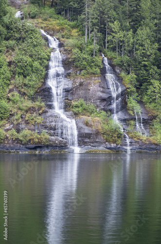 Waterfalls of Misty Fjord Alaska