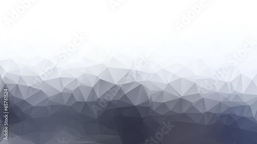 White and gray abstract polygon triangle background