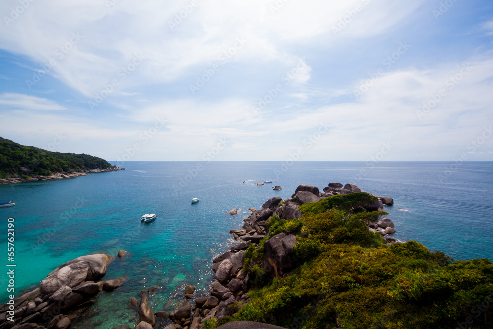 Fototapeta premium Tropical beach, Similan Islands, Andaman Sea, Thailand