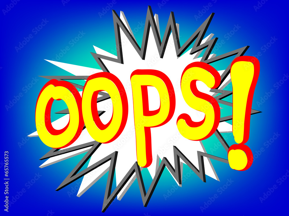 oops! Comic Speech oops! Comic Speech