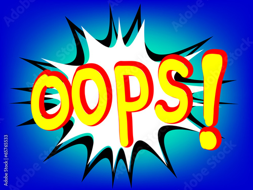 oops! Comic Speech