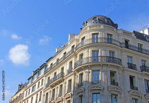 Obraz na płótnie Immeubles parisiens w salonie