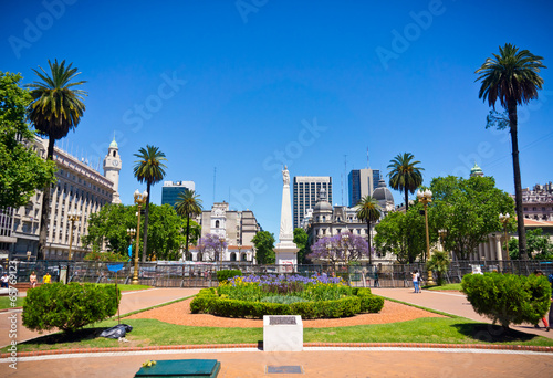 Beuatiful view of Buenos Aires capital of Argentina photo
