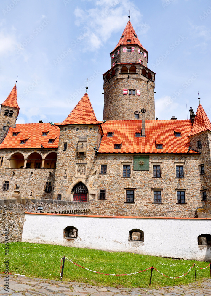 Castle Bouzov, Moravia, Czech Republic, Europe
